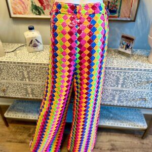 Sequin Wide Leg Pants